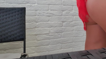 Limbetm: Hot play on balcony sweet ass