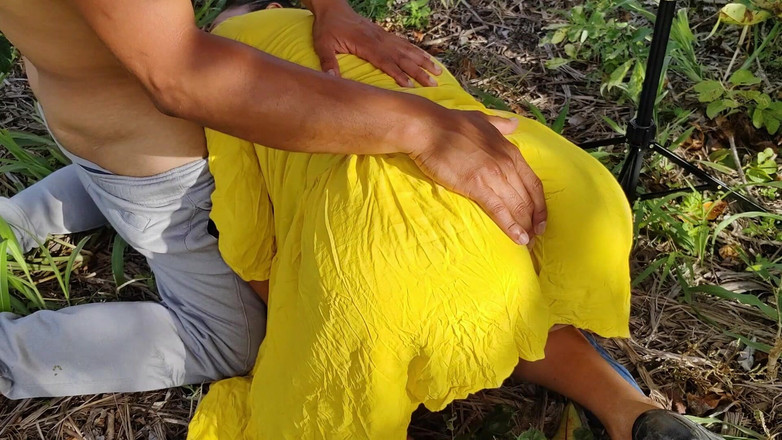 Marys: Gorąca para jebanie na świeżym powietrzu