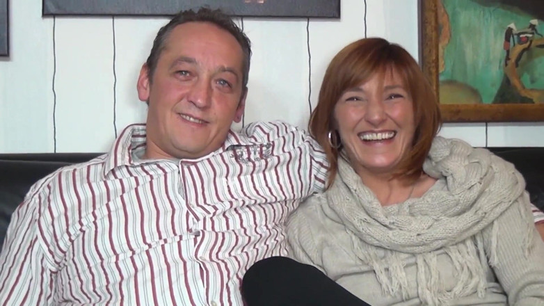 Swinger Friends Germany: Fuck threesome with 2 mindless girls