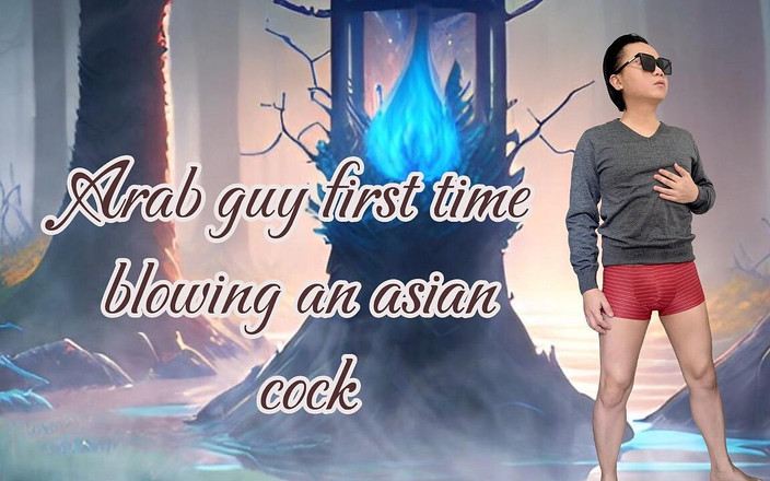 Great J: Arabský chlap poprvé saje asijského ptáka a polyká sperma