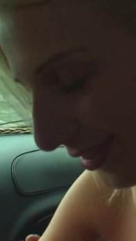 Whipped blonde bitch banged after sucking dick in the car