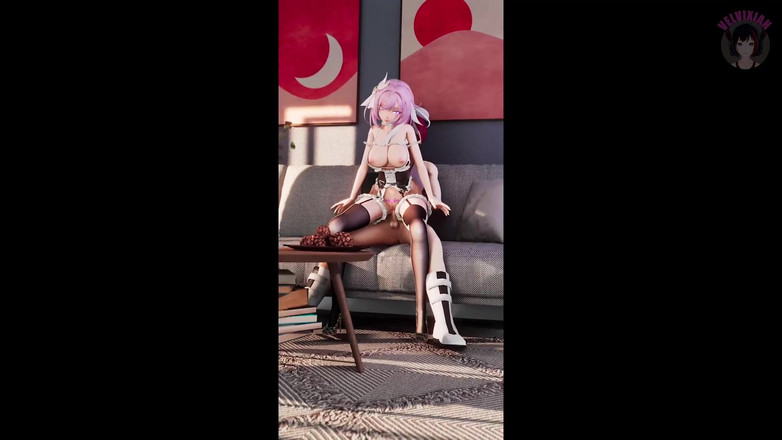 Velvixian: सेक्सी कमसिन बैठी काउगर्ल + धारा निकलना