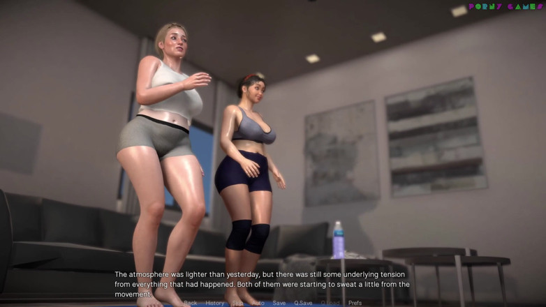 Porny Games: Friendly Housewife by White Foam - Busty, Horny Neighbours Dancing Together 7