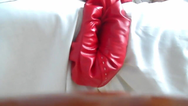Naxy: Leather jacket and bag gets fucked