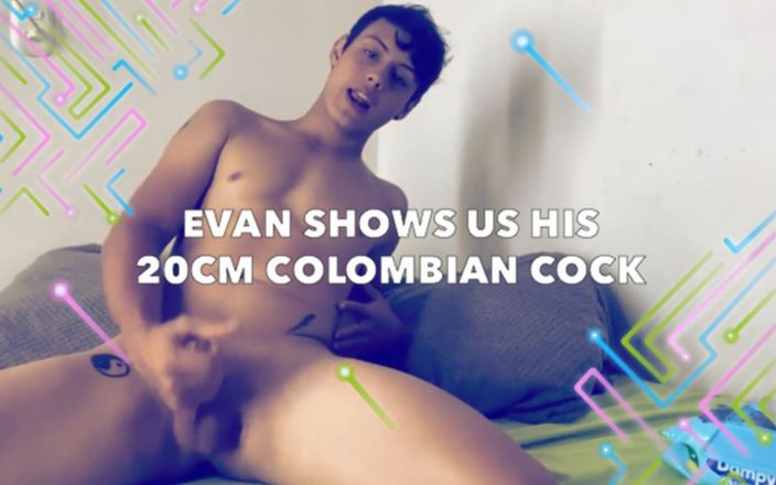 Evan Perverts: Evan shows us his 20cm Colombian cock