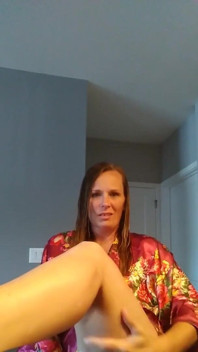 Lotion After a Shower.. Time to Get to Work!!