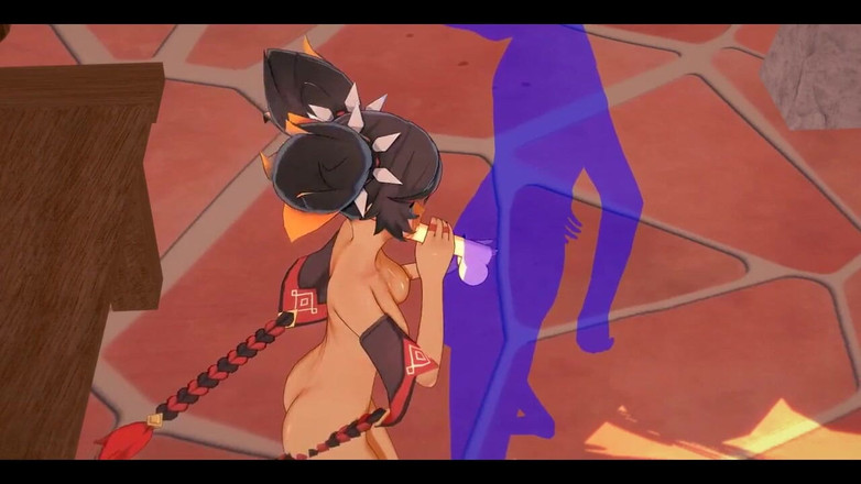 HentaiTubes: Genshin impact hentai - Xinyan aftrekken en pijpbeurt - Japanse Aziatische manga...