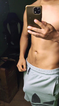 BBC Cumshot in Shorts