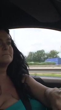Big Boobs on Road Again!