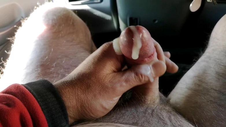 Cicci77: Pedro's new cumshot on Cicci77's truck!!