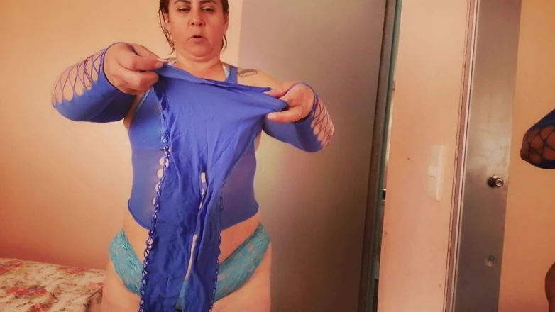 Culonaexquisita: 1 Part Red Blue Lingerie