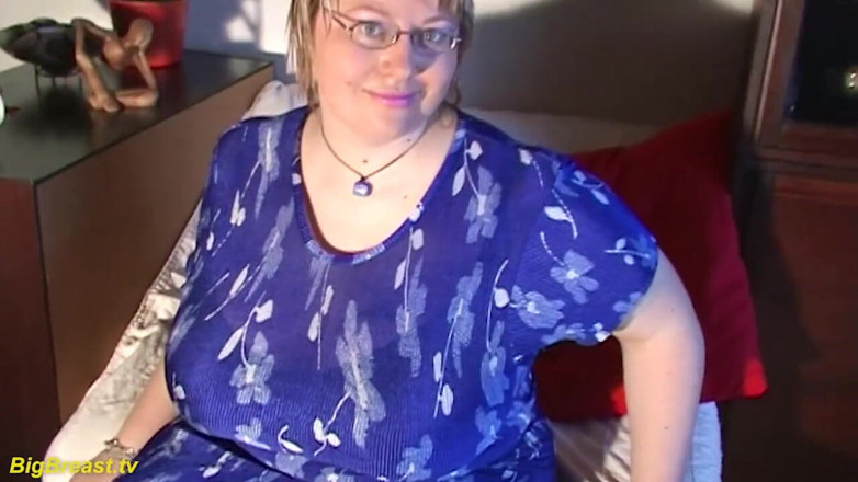 Big Breast: Horny BBW mature plays with her extreme monster tits