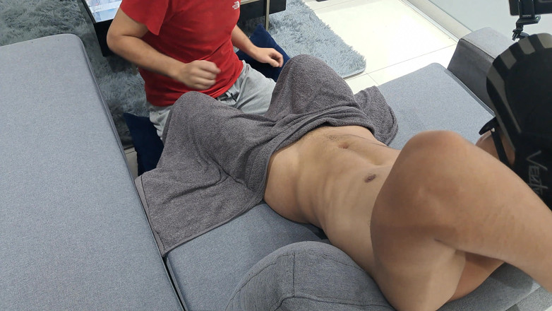 Bare skin man: What a Great View