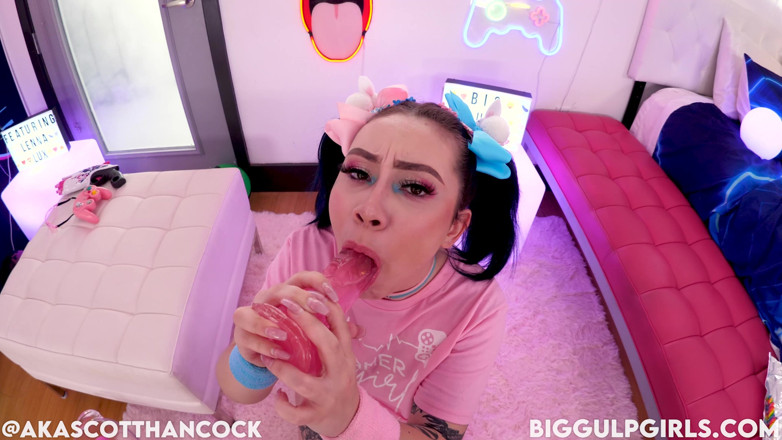 Top Web Models: Lenna Lux Cute 19 Yo with Pigtails Big Cock POV Blowjob...