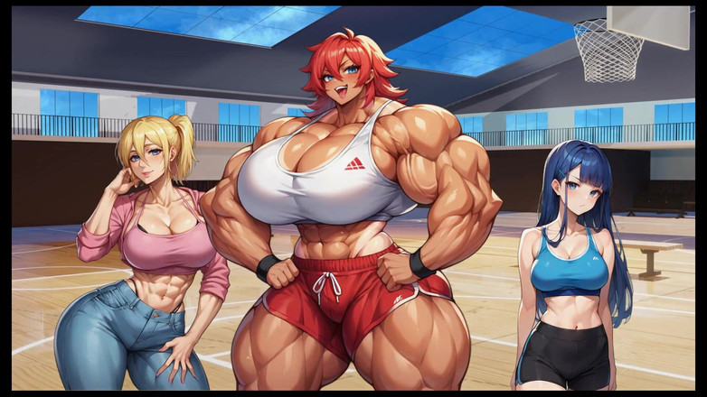 Cum in Futa: Futanari Muscle Growth World [ Фембой хентай игра ] Эпизод 5 Фута с гигантским членом сосет в дыре славы!