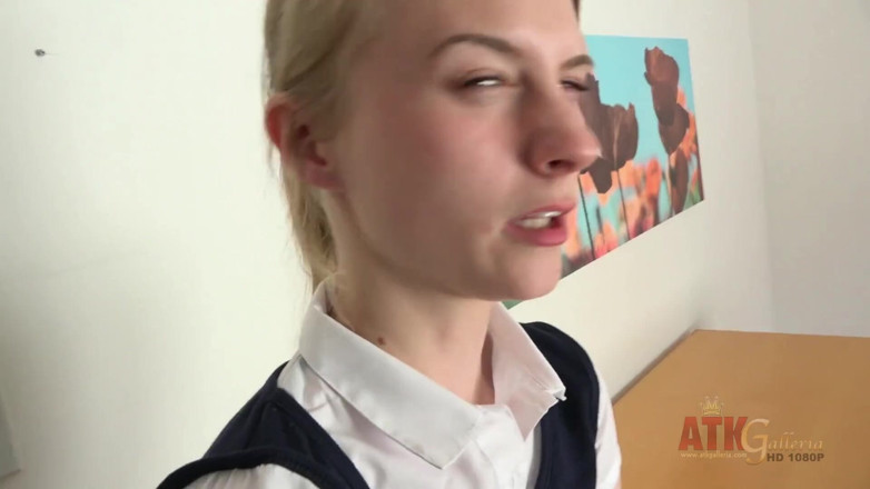 ATKIngdom Fans: Sweet and horny Charlotte Carmen masturbating