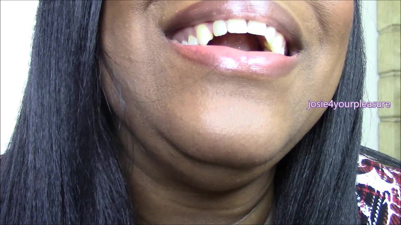 Josie4yourpleasure: Naked Lips Mouth Play HD