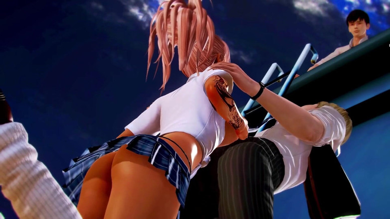 LewdArcade: Waifu Akademie - Kayane Tendo porno kolekce Nahé scény porno hra