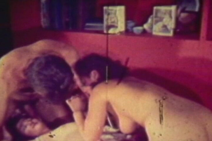 Vintage Life: Vintage Purple-hued Classic with Retro Group Swingers Orgy