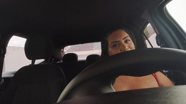 Mattos Movies: Car Tales: Big-ass Brunette Got Cum on the Back Seat
