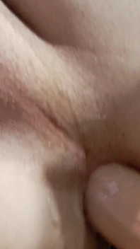 Close up of Me Toying My Tight Little Sissy Hole