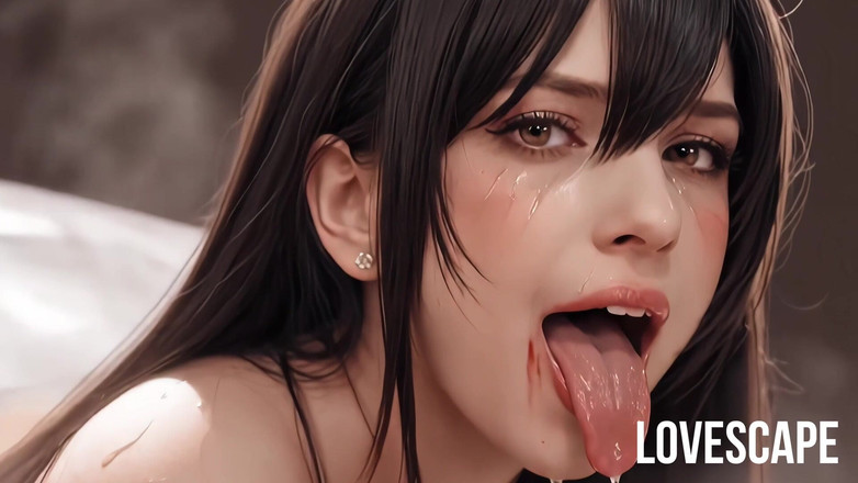 Lovescape: Duble probleme: blondă excitată și frumuseți maro futute crud și umed