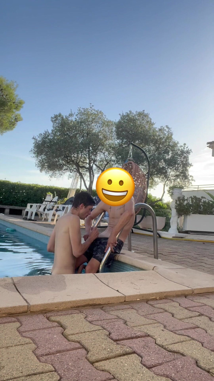 Gabriel Loma: Pool Party and Fun on the Staircase