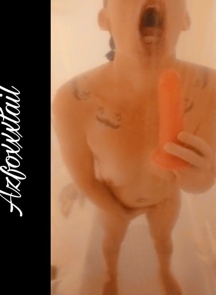 AzFoxxxTailPhelicia: Shower3-deepthroattraining_22-02-21