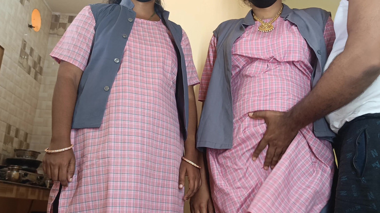 Inba: Трах в тройничке сестры-студентки