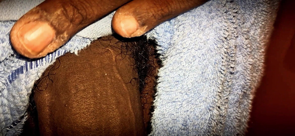 Chocolate Meat Stick: Soft Uncut BBC Slow Motion Close up