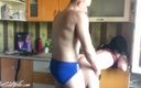 Tattoo Slutwife: Distracted wife from cooking and fucking - cum on food