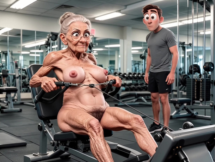 Narata12: Old Ladies in the Gym