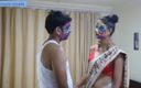 Unknowns couple: Indian Artist Bhabhi in Saree Goes Wild