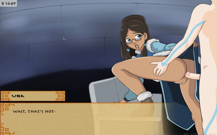 Cartoon Play: Four elements trainer part 11 (Book 1 water) (Slave route)