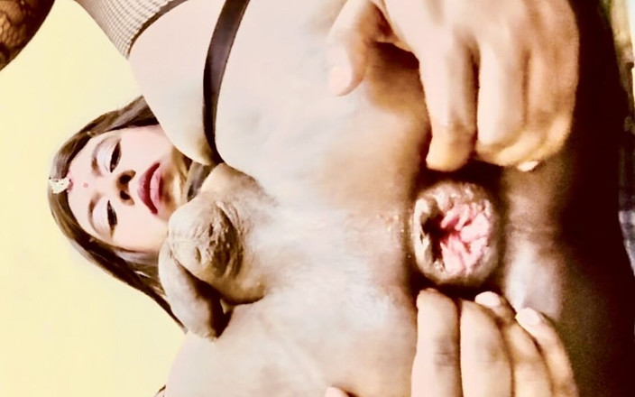Coldlover69: Desi Sissy Verronika69 Garrafa Gourd Anal Fuck, Hard Riding &amp;enorme Gape