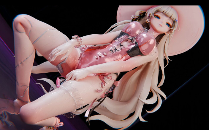 MikuMotion: Phoebe Aoa Gorgeous Swimsuit Jumping Egg Stuffed Into Transparent Underwear...