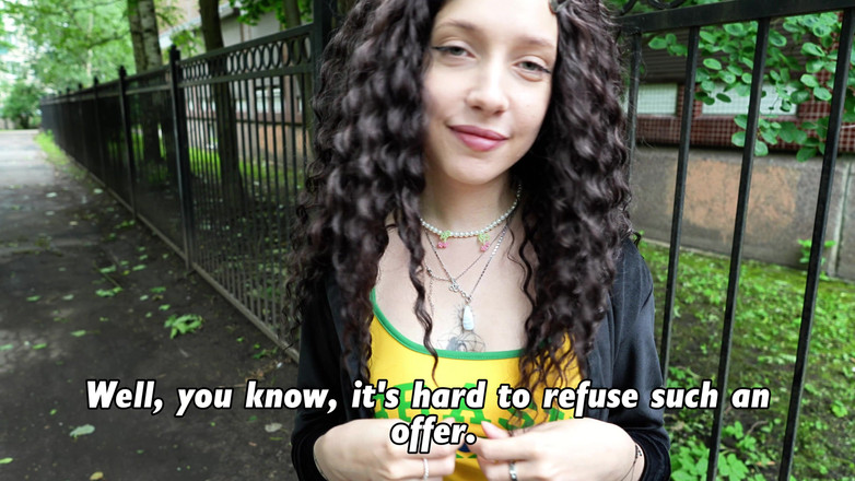 LyalkaRPG: Pengembaraan Maramoyka, Bahagian 3. Pertemuan kebetulan berakhir dengan creampie Curly Slut