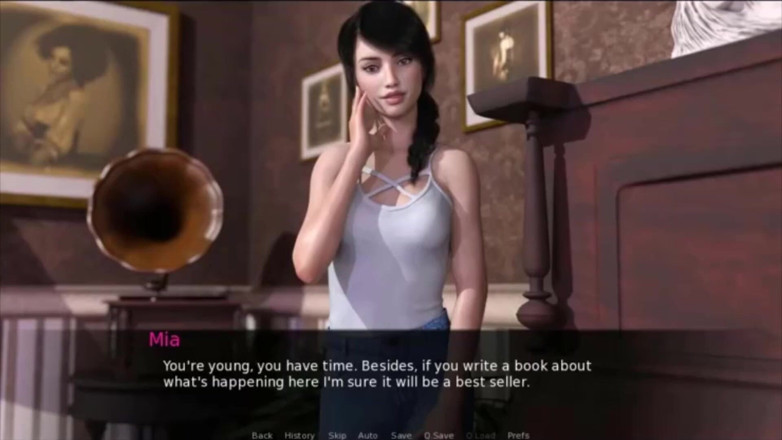 Visual Novels: Pine falls part 16