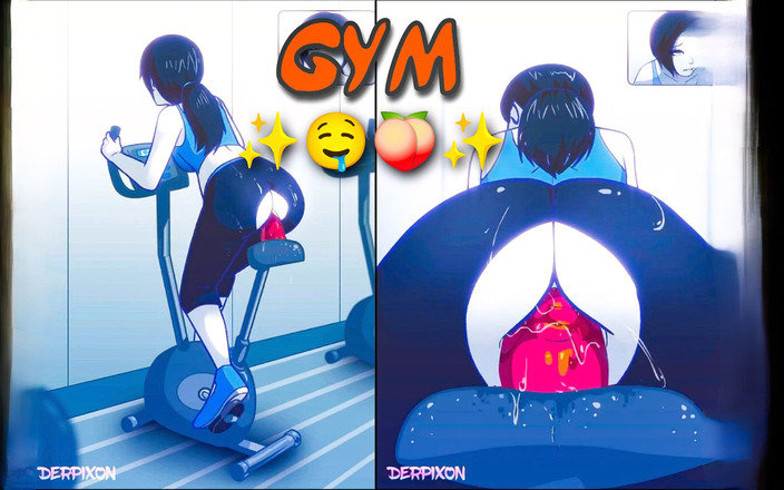 Ank Star: Hardcore kundička cvičení v tělocvičně stříká všude. Derpixon