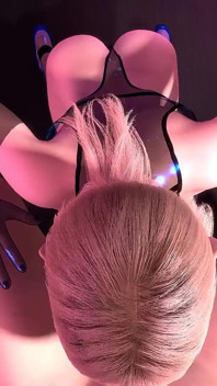 Blonde Girl with Pointy Ears POV Blowjob and Cumshot