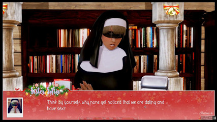 Cumming Gaming: Unlimited Christmas [Xmas hentai pornplay] Ep.14 the sexy old nun betrayed...