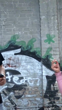 Delicious blonde milf fucked in abandoned building