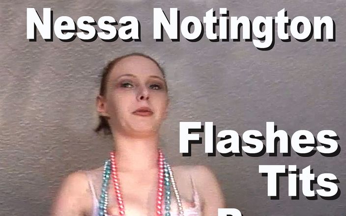 Edge Interactive Publishing: Nessa Notington flashes tits &amp;amp; pussy