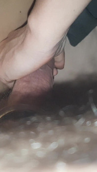 Long Dildo and Handjob