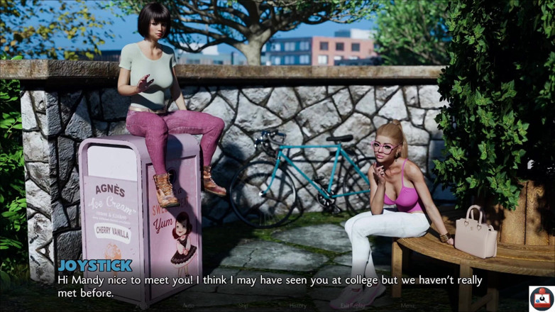 Joystick Cinema: Time Stamps - Juli's Park BJ - Scene