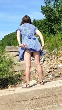 I'm Not Wearing Any Underwear Under My Dress