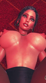 Big Tits Alessa 3D Hentai - Private Club Room POV Missionary & Doggystyle Creampie