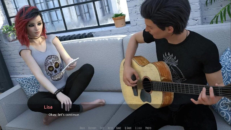 Dirty GamesXxX: Jadilah bintang rock: musik, gitar, dan cewek seksi ep 14