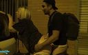 Shooting Star: Трах фигуристой милфы-толстушки на улице с камшотом на лицо в Барселоне