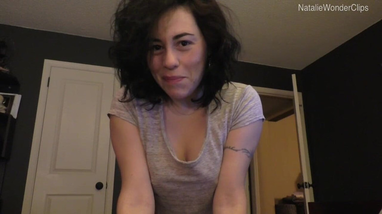 Natalie Wonder: I just want to see it stepbrother...So I can slide...